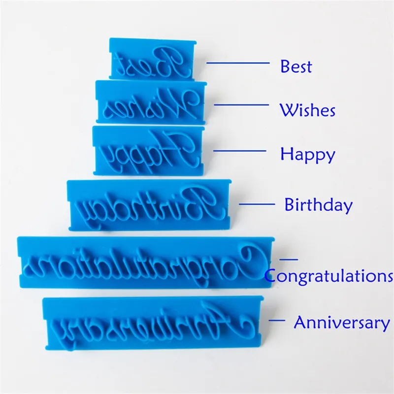 Plastic Blue Chocolates Molds Handwriting Letters Moulds Cake Letter Printing Mould Kitchen Supplies Fashion 1 8fs P2