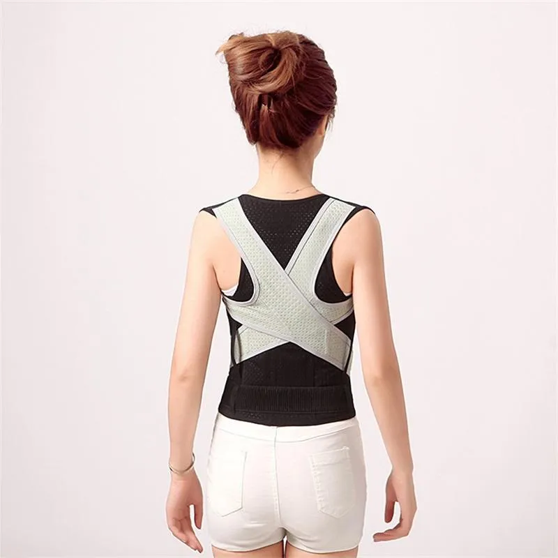 Humpback Spine Posture Corrector Protector Back Shoulder Brace Band Pain Relief Support