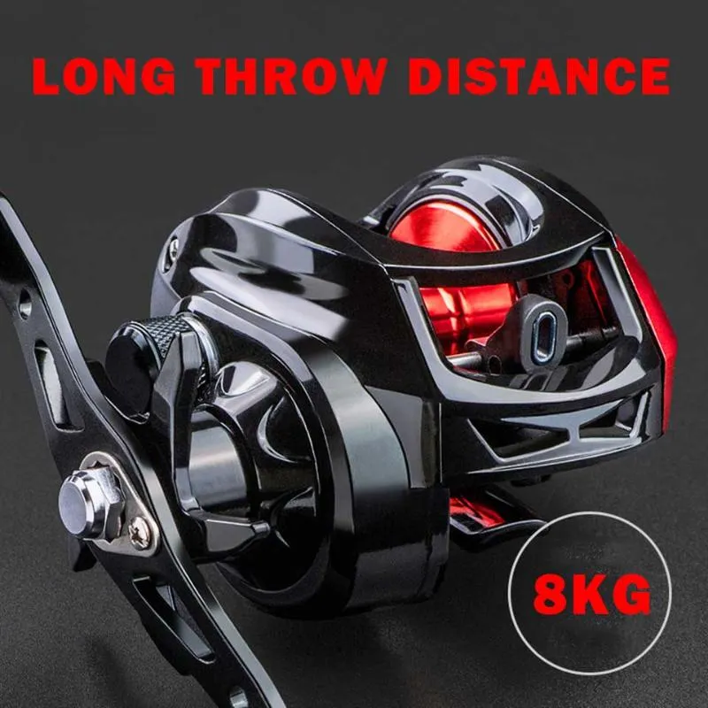  Baitcaster Reels, Fishing Reels with 7.2:1 Gear Ratio, Baitcasting  Reel with Magnet Braking System, 12+1 Shielded Ball Bearings, 17.6 LB Max  Drag (Left Hand) : Sports & Outdoors