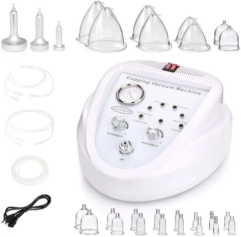 Stock aux États-Unis Agrandissement du sein Enhancer Pompe à vide Booty Butt Lifting Hip Lift Massage Buste Cupping Body Shaping Therapy Beauty Machine