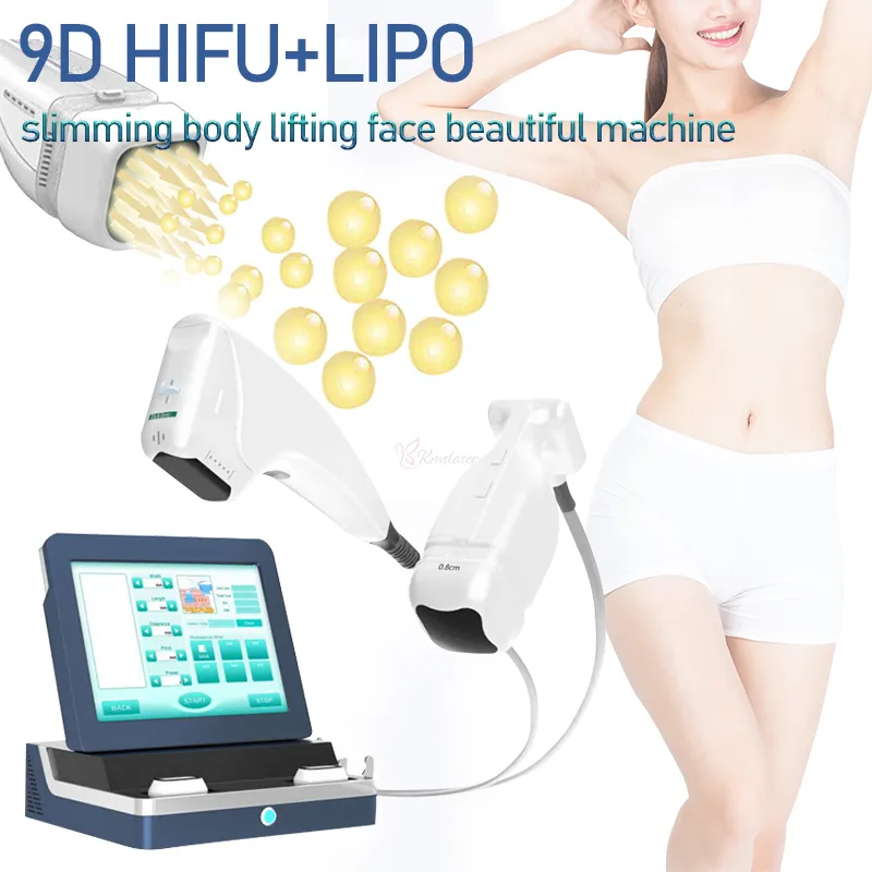المحمولة 9d hifu liposonix آلة التخسيس عالية الكثافة التركيز تخفيض الدهون الموجات فوق الصوتية المضادة للسيلوليت