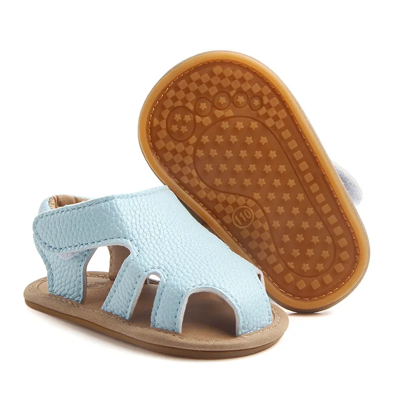 Baby Boy Sandals Pu Girls First Walkers Niemowlę Letnie Cool Crib Shoes