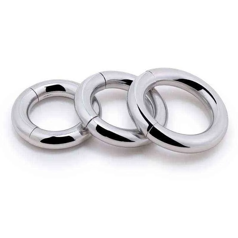 NXY rings Metal Magnet Ring Lock Sperm Male Chastity Adult Sex Toys Crusher Scrotum Dick Stretcher ring For Me_voghion.com