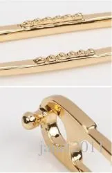Novelty Pin Shape Clip Hair Clips Silver Gold Tone Headwear Geometric Hair Barrettes Clip Metal Hairpin Hair Accessories
