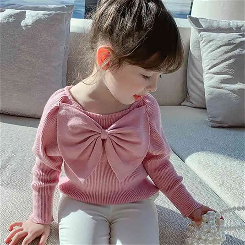 Spring Arrival Girls Długim Rękaw T Shirt Dzieci Cute Bawełna Topy Dziewczyna Ubrania 210528