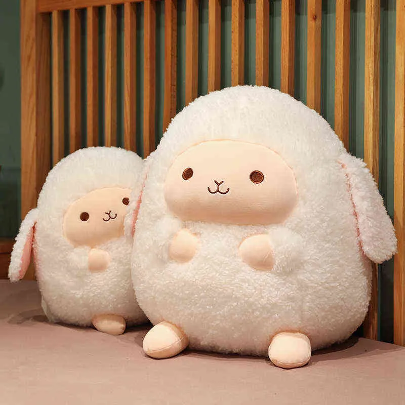 Mignon Rêve Ange Mouton En Peluche Jouets Animal En Peluche Poupée D'agneau Doux Oreiller Bébé Enfants Filles Kawaii Anniversaire Cadeau Chambre Décoration Y211119