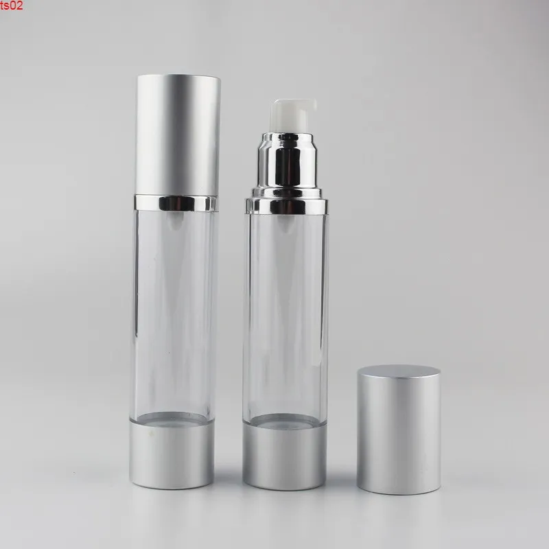 15 ml 30 ml 50 ml lege steekproef airless pomp cosmetische aluminium container kleine lotion vacuüm oog crème flessen pumphigh qiy