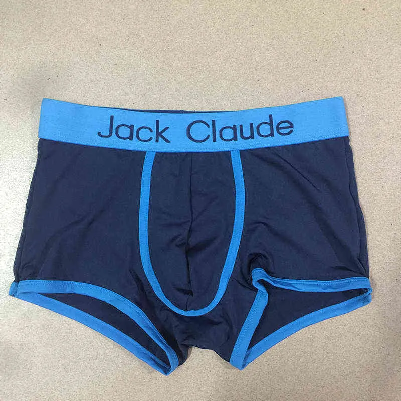 Jack Claude Sexy Men Boxer Briefs Men's Trunks Men's Underwear U Convex  Pouch Breathable 5 Pcs/Set,M 