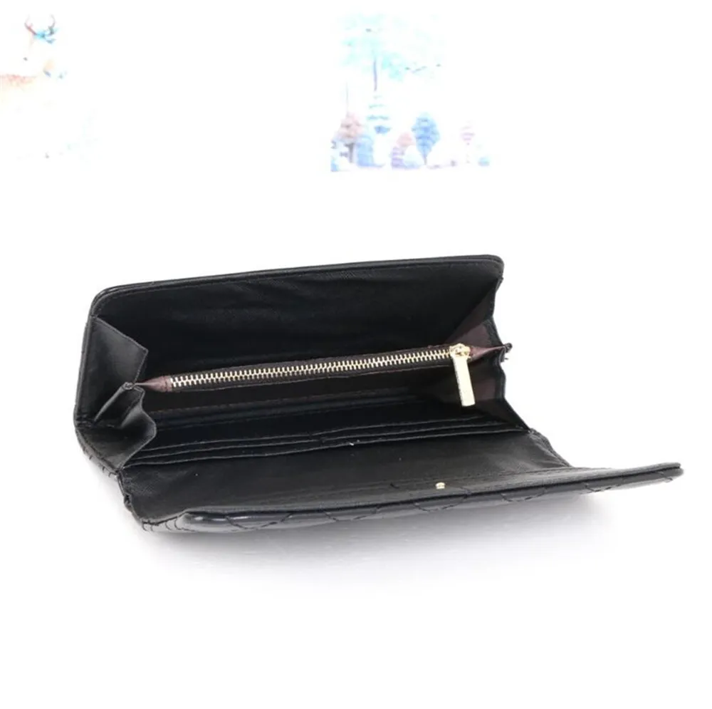 Wholesale Designer Women Wallet Leather Multicolor Candy Color Coin Purse Long Wallets Lady Card Holder Classic Mini Zipper Pocket