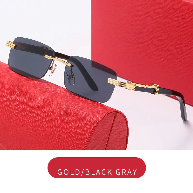 Sunglasses Men Elegant Luxury Wood Buff Glasses for Men Unique Square  Rimless | eBay