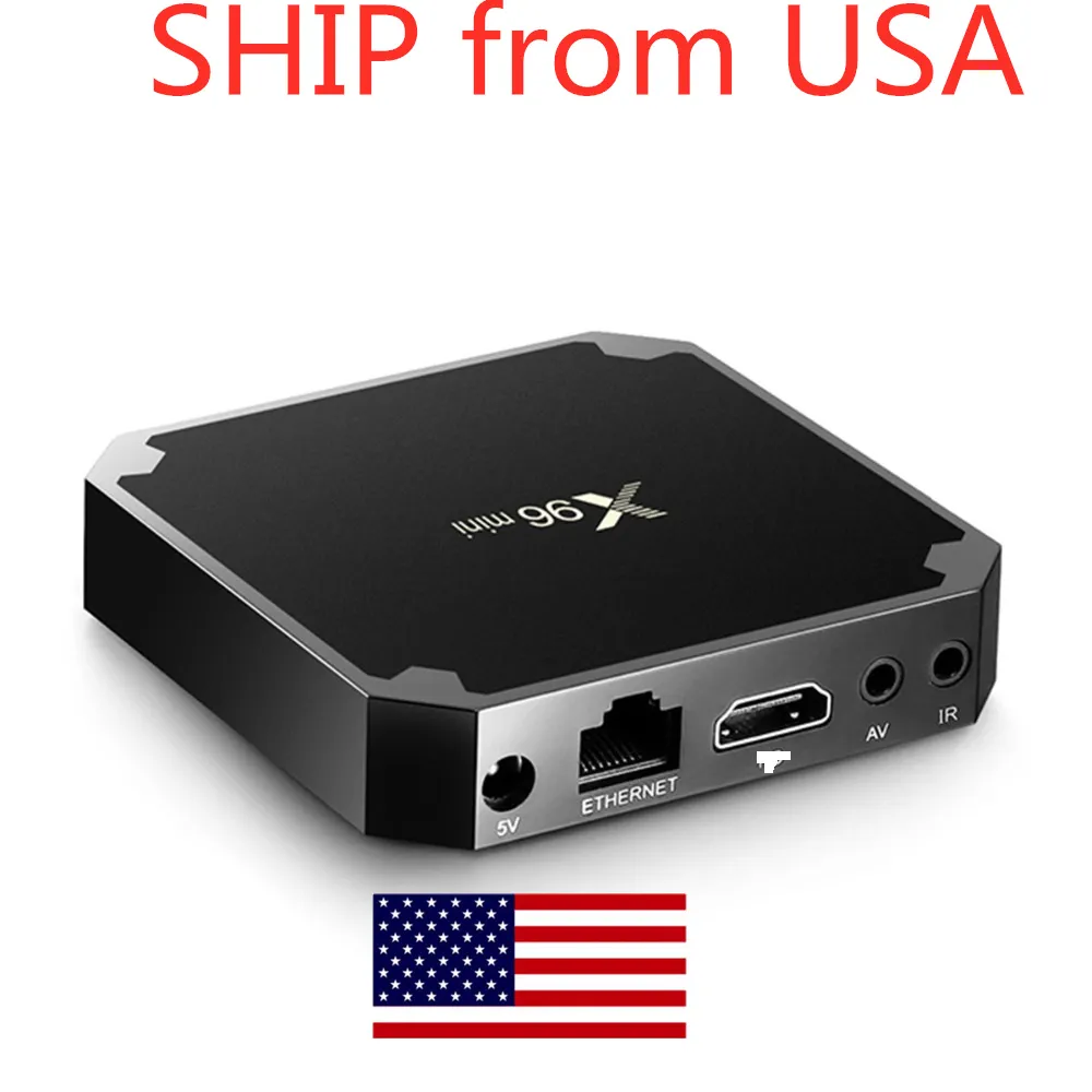 SHIP FROM USA x96 mini tv box amlogic s905w 2gb 1gb ram 8gb 16gb rom android 7.1 os t