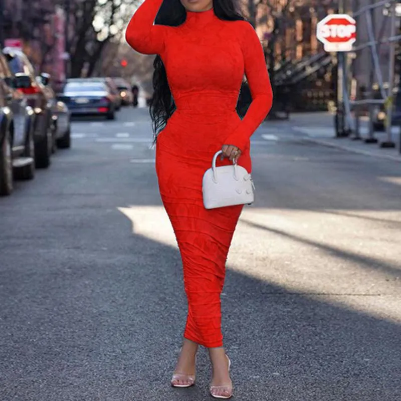 Turtleneck Bodycon Dress Long Sleeve Hooded Ankle-Length Polyester Winter Women from Dhgate Basic & Casual Dresses - price 14.6 Turtleneck Bodycon Dress Long Sleeve Hooded Ankle-Length Polyester Winter Women from Dhgate Basic & Casual Dresses - price 14.6