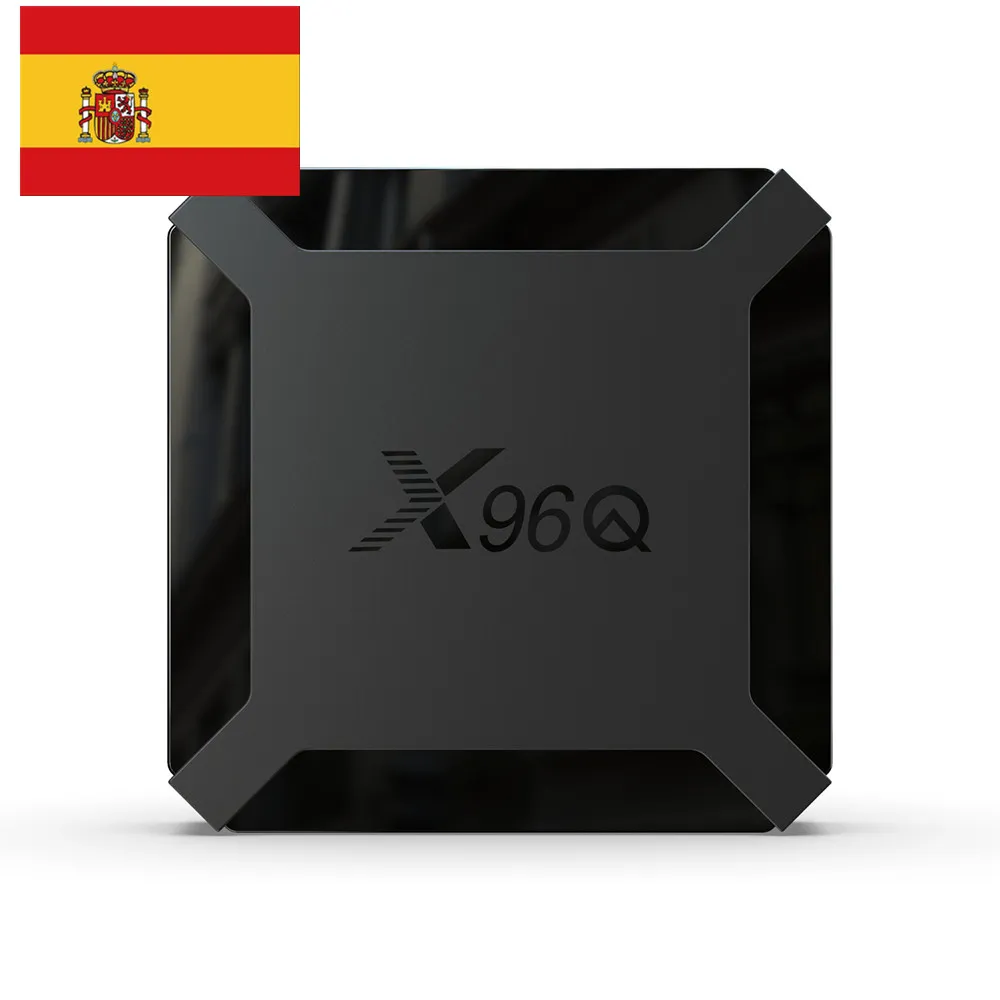 Tv Box Smart Quad Core Ship From Spain X96Q Android 10.0 Allwinner H313 1Gb 2Gb 8Gb 16Gb 4K 100M Lan 2.4Ghz Wifi