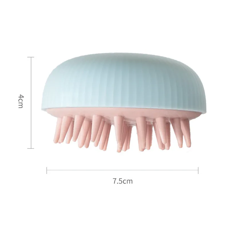 Silicone Head Body Scalp Massage Brush Combs Shampoo Hair Washing Comb Shower Brushes Bath Spa Slimming Massages Supplies