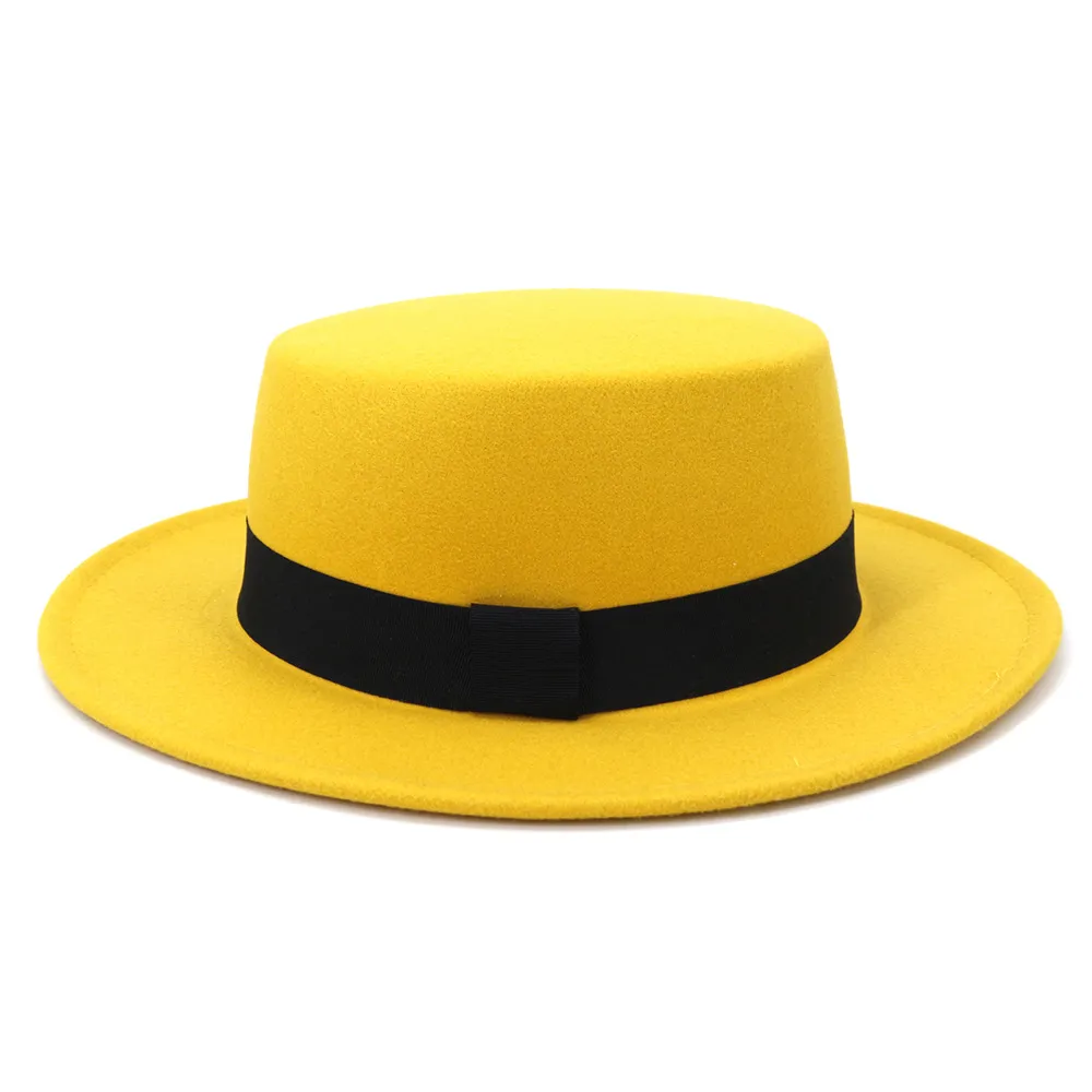 Wide Brim Fedora Hats For Women And Men Polyester... From  display picture 3