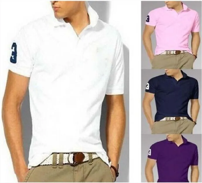 Polo da uomo di lusso T-shirt di design Ricamo da strada Grande piccolo cavallo Stampa di coccodrilli Abbigliamento Polo da uomo di marca Top qualità w5