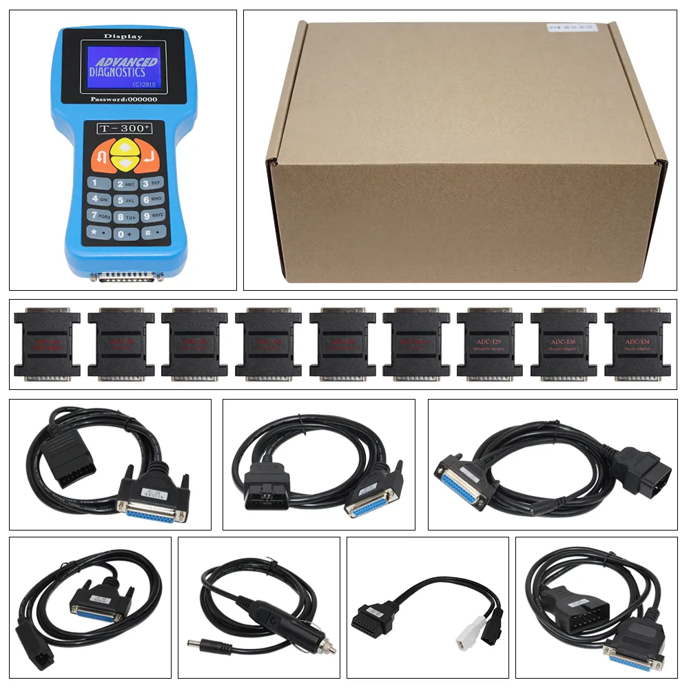 Auto Transponder Key Key Programmer Tool T300 Wsparcie wieloparte