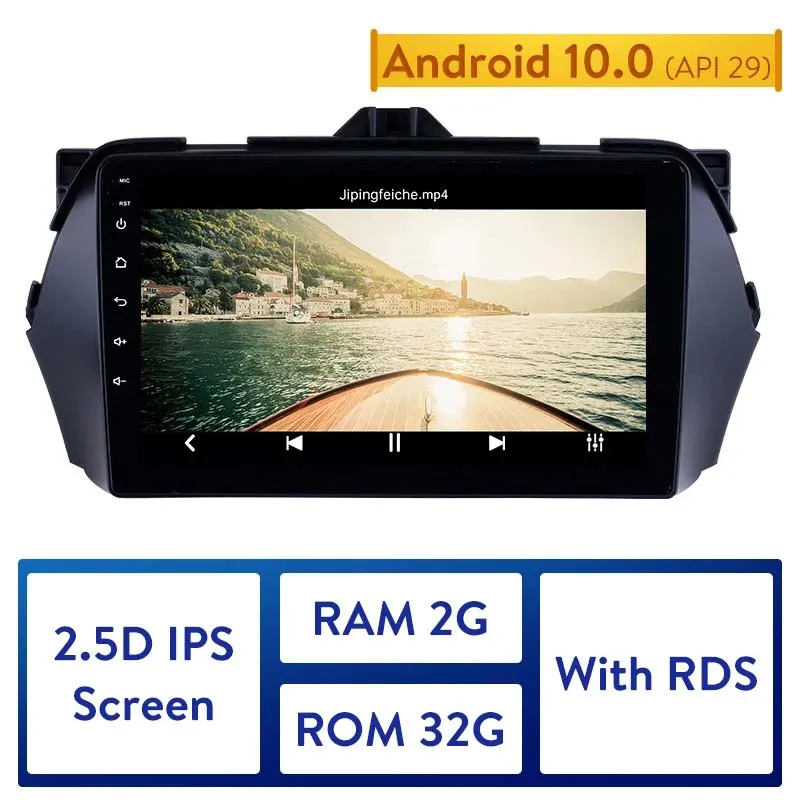 Carro DVD GPS Navi multimídia player para 2016-suzuki alivio suporte volante controle de roda dab + 9 polegadas android 10.0 ram 2gb