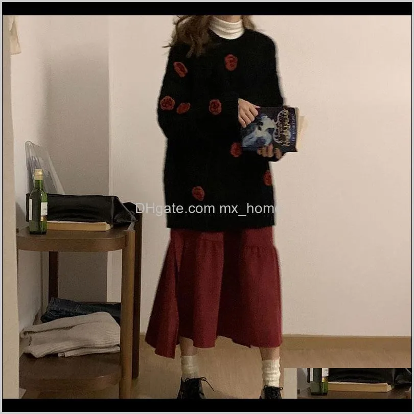 2020 autumn and winter new luxury design warm sweater skirt super classic children`s casual all-match cute skirt shipping