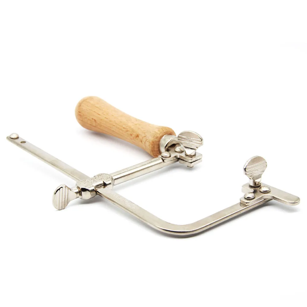 Superfine Coping Saw Steel Frame With 1m Diamond Wire Saw Dry Wet Use For Wood Stone Jade Metal Cutting Multifunction Hand Tool