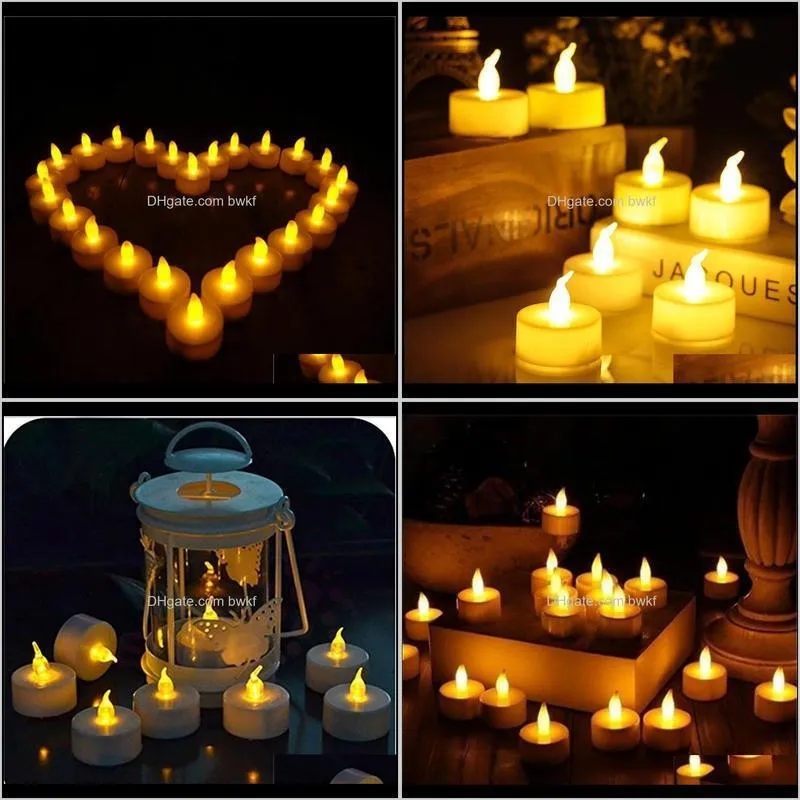 led tea lights flameless votive tealights candle flickering bulb light small electric fake tea candle realistic for wedding table gift