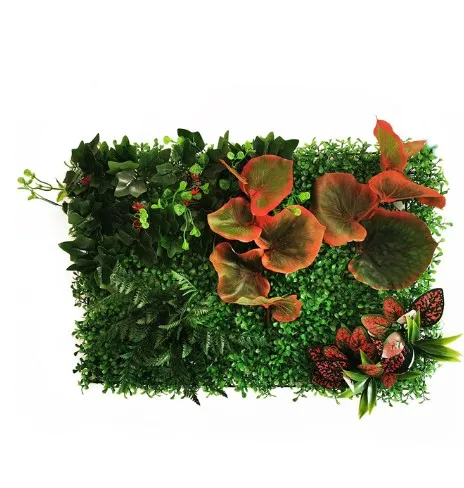 6 pareti di fiori artificiali, 60 x 40 cm, decorazione da parete