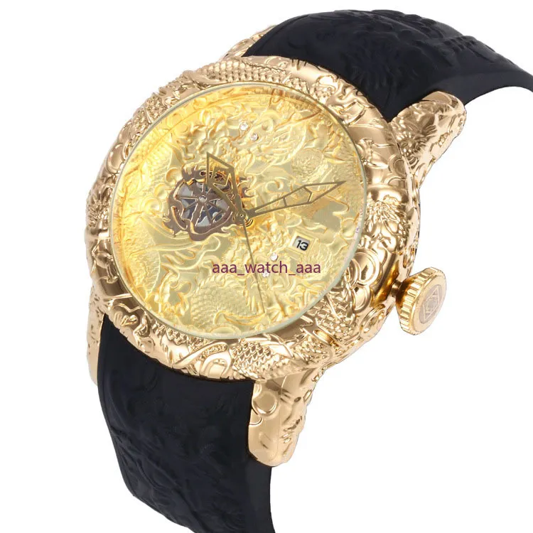 Invicta Swiss Men s Silicone Watch with Rotating Dial Black