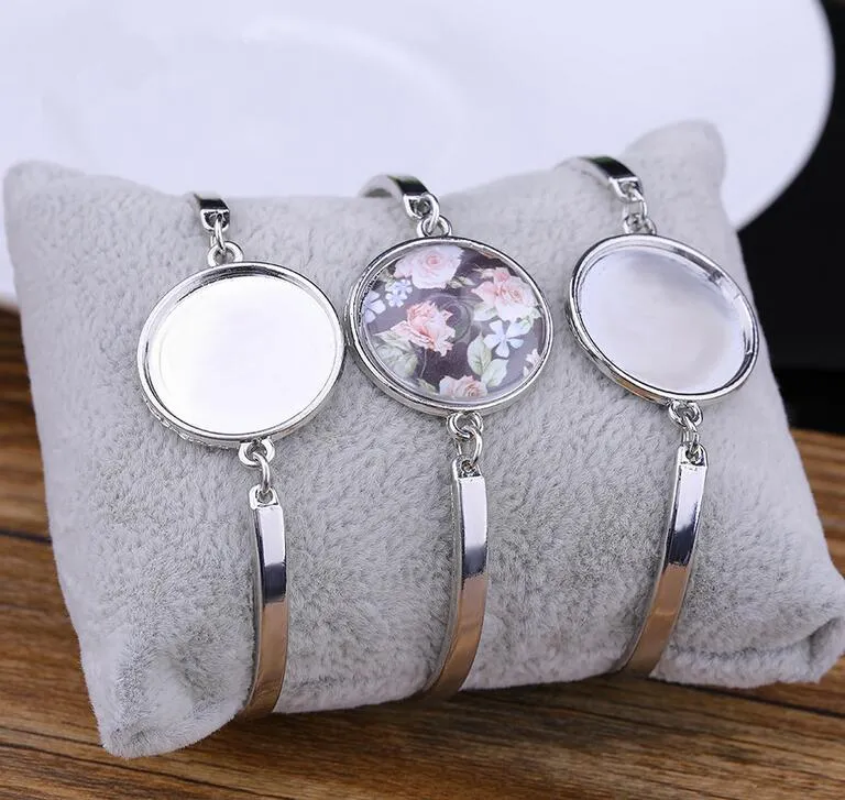 Sublimatie blanco ketting armbanden voor vrouwen mode warmteoverdracht afdrukken armband sieraden DIY verbruiksartikelen