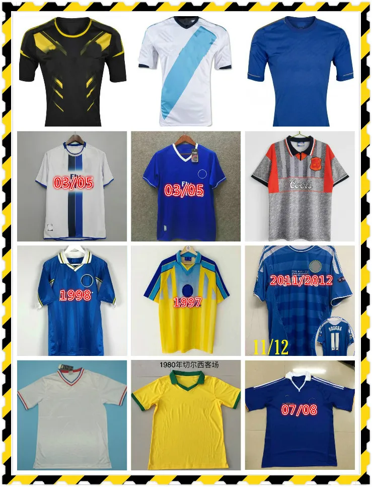 1995 1997 1999 Zola # 25 VIALLI # 9 Wise Retro Soccer Jersey Loebouf di Matteo Hughes Gullit 03 05 07 # Lampard 8 Vintage Fotbollskjorta