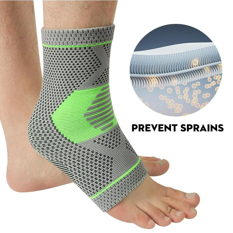 Supporto per caviglia 1 pezzo Manicotto a compressione per tutore sportivo per il recupero dolori articolari tendine fascite plantare calzini del piede