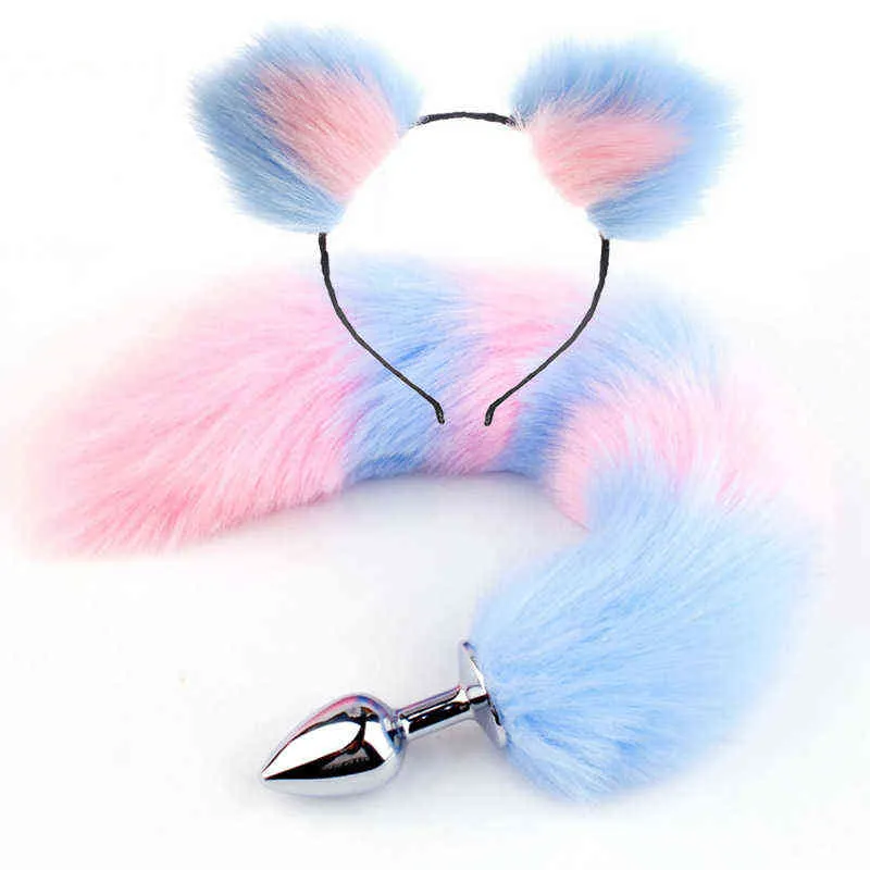 Butt Plugs Tails: Plush Faux Fur Animal Tail Anal Plug With Metal Base ...