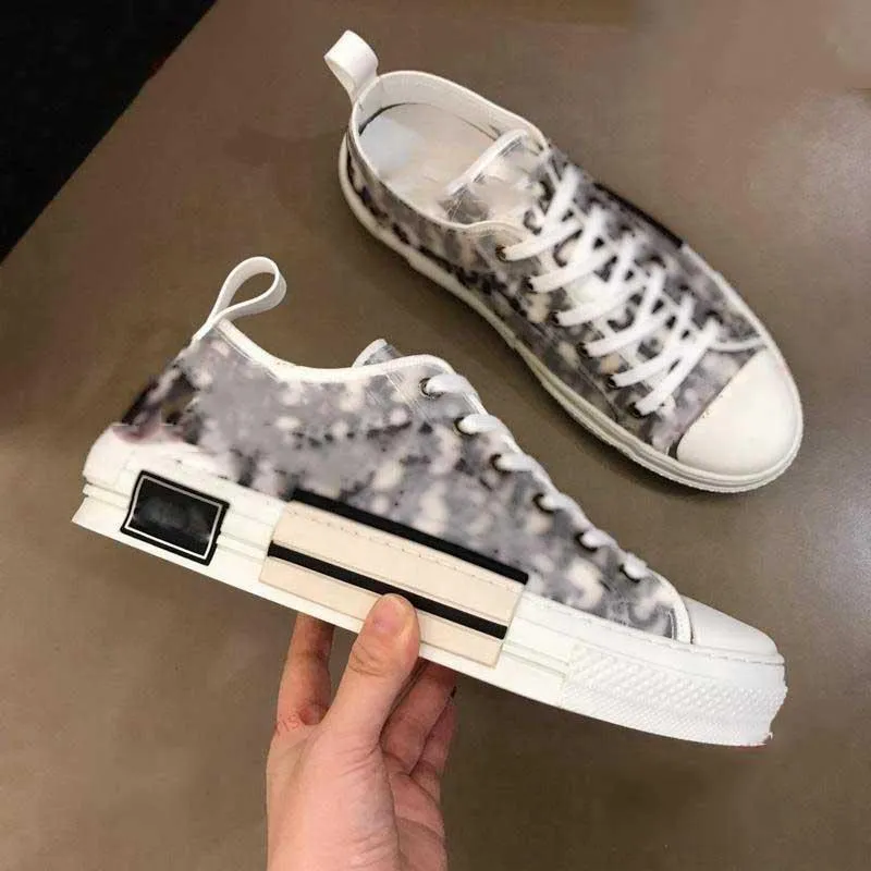 Dior b23 shoes Scarpe da ginnastica per bambini 2021 moda alta coppia stella steame stile low top classico tela uomo e donne taglia casual 35 46