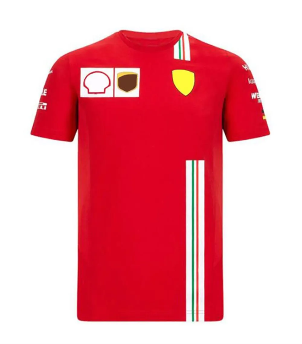 F1 Racing Suit Team kortärmad rund hals T-shirt Formel 1 fans toppar kan anpassas med samma stil187i