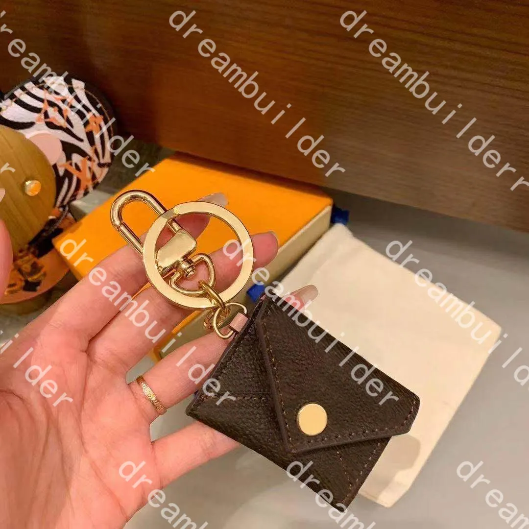 high-quality M69003 fashion TOP Designer keychain Handmade PU leather Cardholder Car Keychains man Women Bag Charm Hanging decoration Pendant Accessories with box