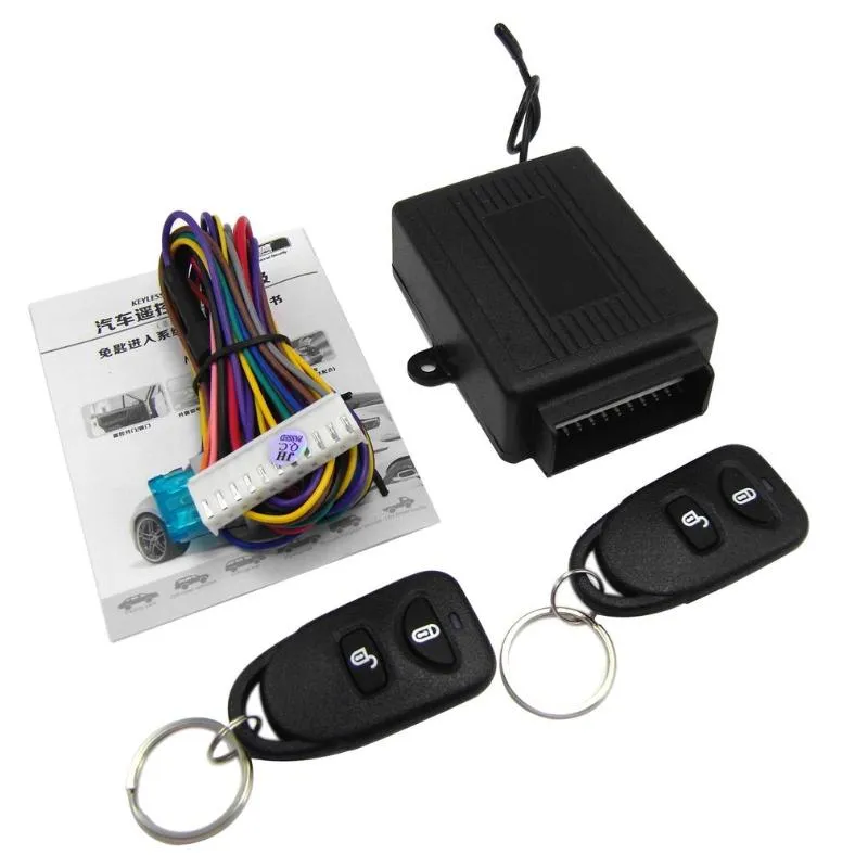 433.92MHz Universal Car Vehicle Remote Central Kit Door Lock Unlock  Electric Lock and Air Lock Window Up Keyless Entry System