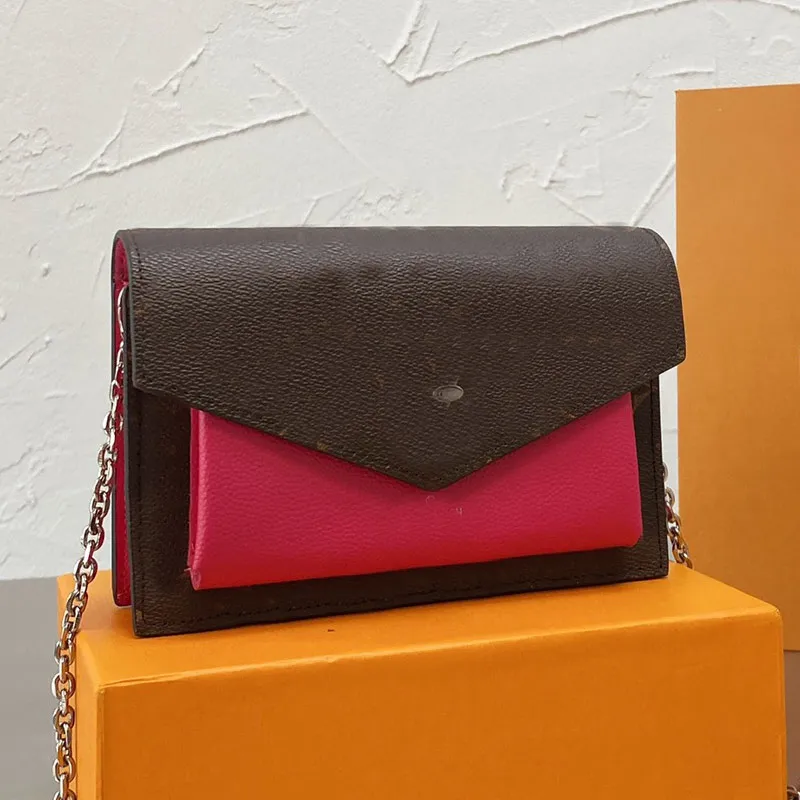 Crossbody Bag Messenger Bags Women Flap Handbags Wallet Fashion Letter Patchwork Color Detchable Chain Shoulder Strap Womens Clutch Zipper Purse Multi Pochette