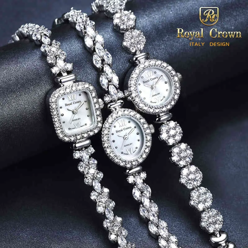 Royal crown watches silver online 925 price