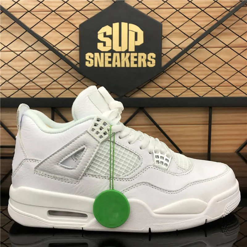 J4 Shoes Top Cream Sail Jumpman 4 4s Men Women Boy Basketball