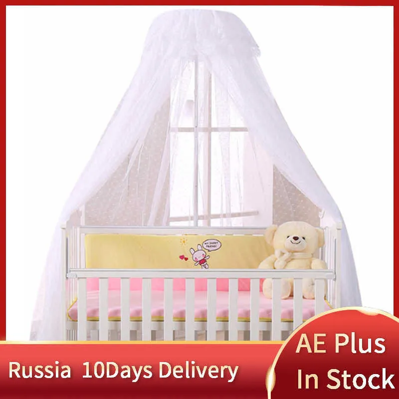 Insect voor Baby Ting Crib Bed Canopy Mosquito Netting zonder Iron Stand