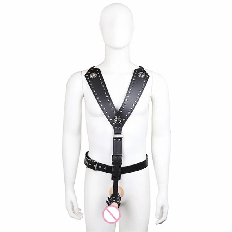 Harnais String Pour Hommes - Anneaux Et Sangles Réglables - Jouet BDSM - Neuf