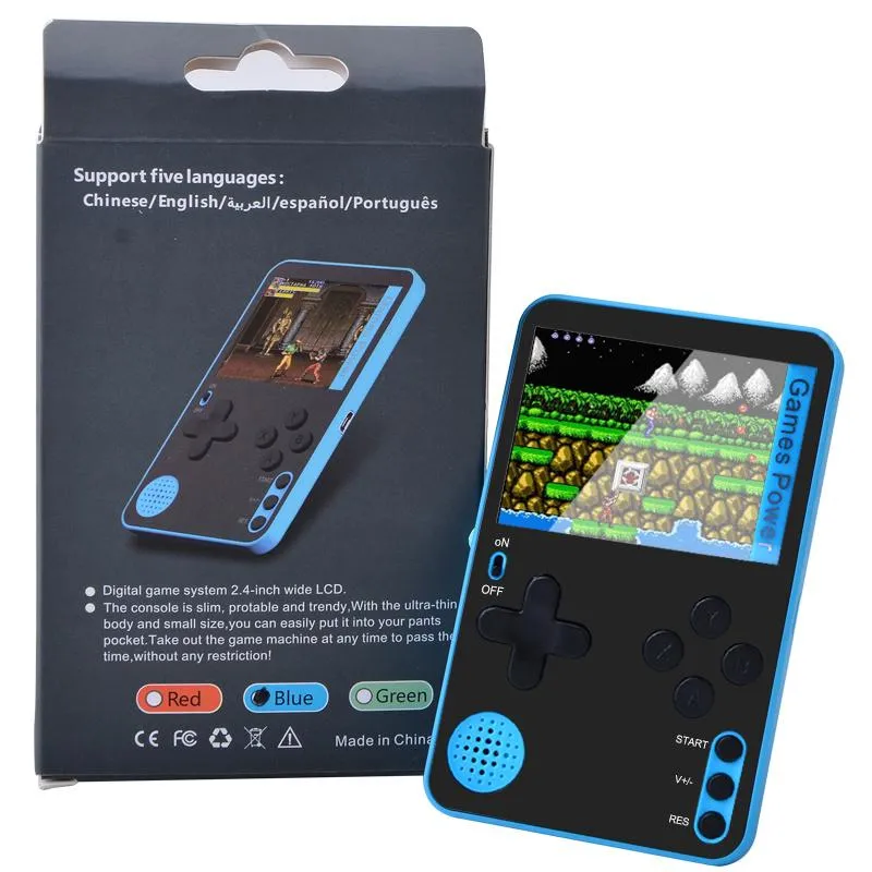 Slim retro gaming device with 500 shop games