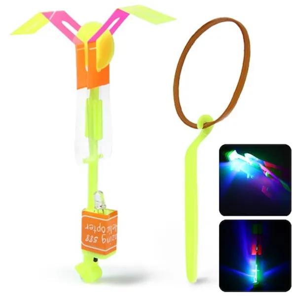 HY 558A Arrow Helicopter LED Light up Fairy Flying Toy for Outdoor Fun