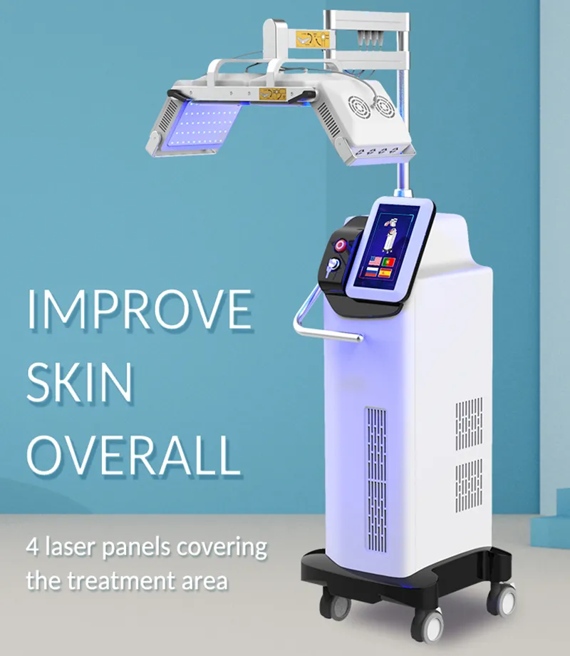 Nouvelle Machine de photothérapie Anti-vieillissement de soin de peau de traitement d'acné infrarouge de lumière LED de PDT