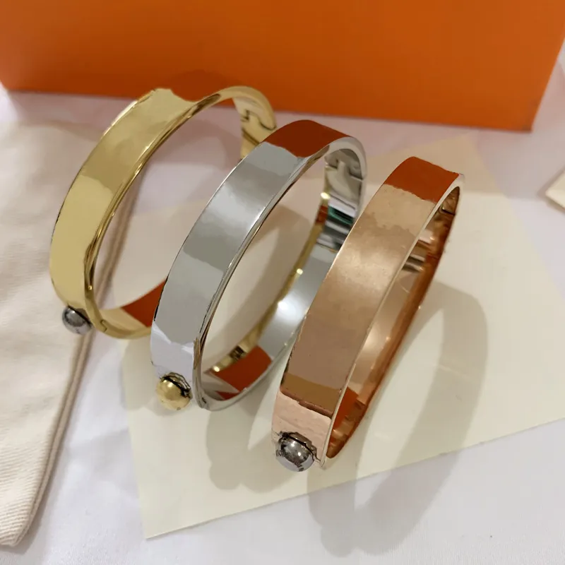 21SS Mode Designer Armband Männer und Frauen Edelstahl Luxusmarke Schmuck