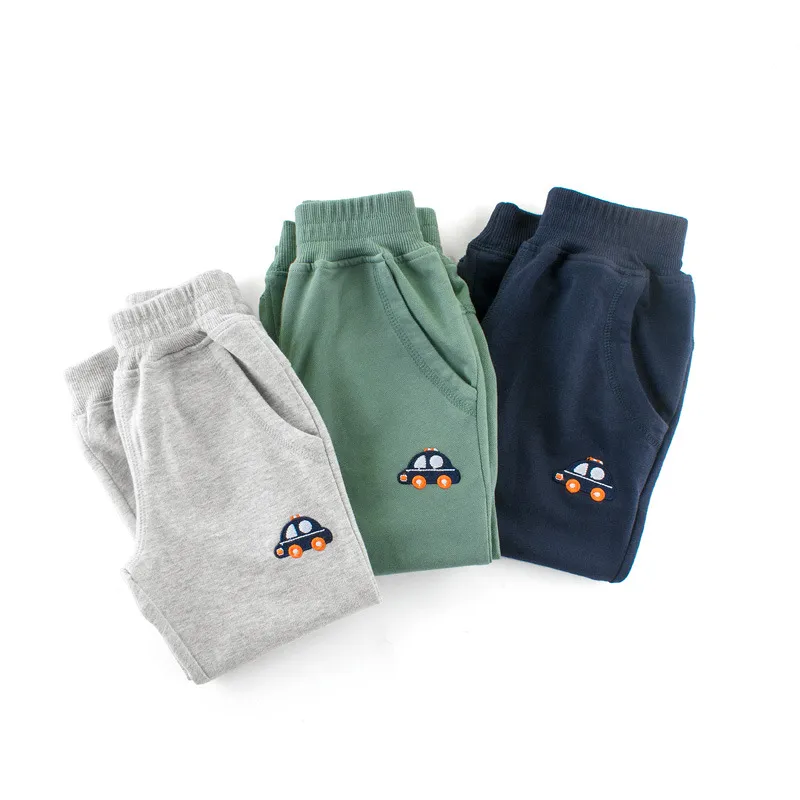 Calças de crianças calças casuais camisola para crianças menino de algodão calça fundos macios bebê trouser 574258353078