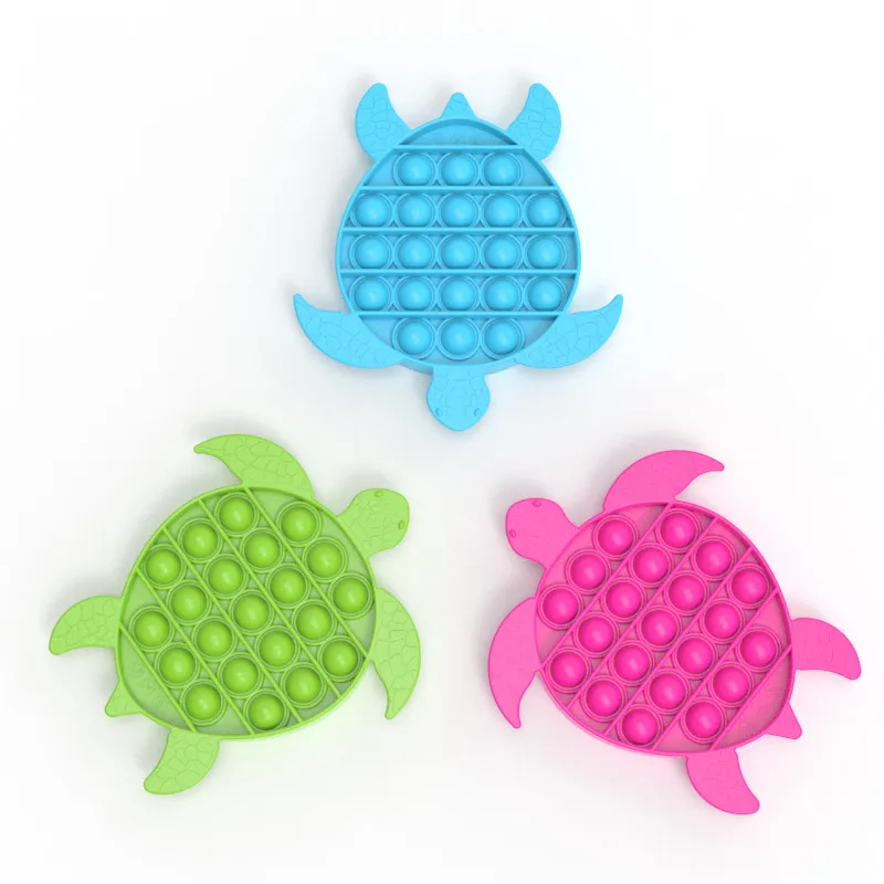 Empuje la burbuja sensorial Fidget caja de juguete Squishy Figet juguetes para aliviar el estrés niño adulto divertido Anti Reliver