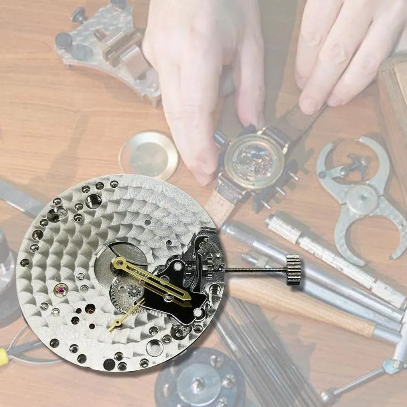 Reparar ferramentas kits 6498 Movimento mecânico Substituição assistir relógio de pulso acessórios meio hea w2p8