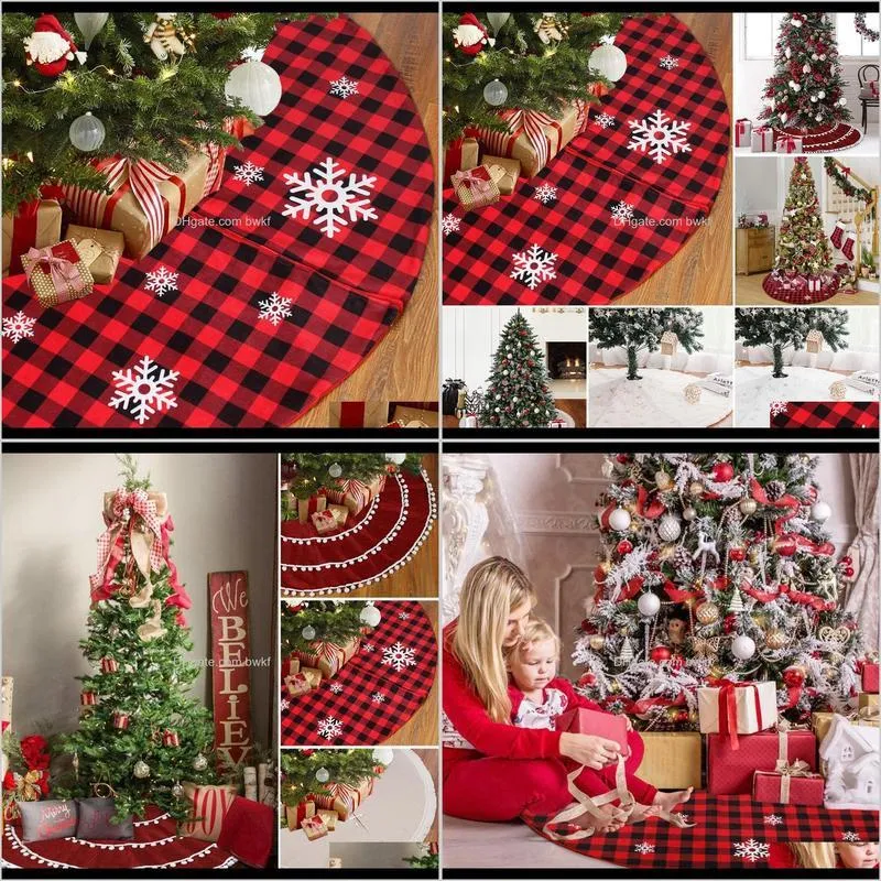 48 inch christmas tree skirt merry christmas decorations for home christmas tree ornament xmas navidad gifts new year 2021 201130