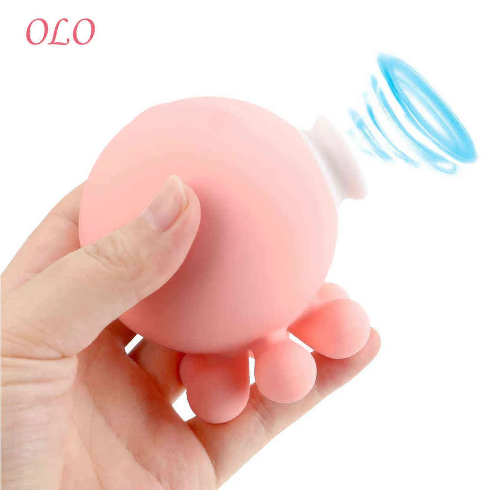 Vibromasseur Pieuvre Langue Violet - Silicone, Rechargeable USB, Multifonction, Neuf