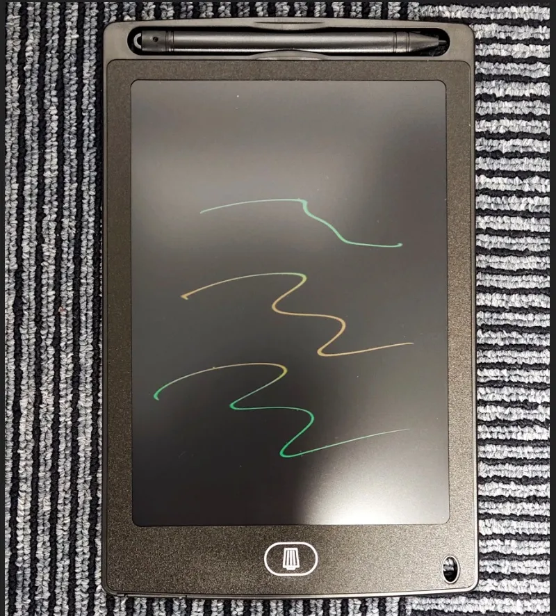 Tableta de escritura de 8,5 pulgadas, pantalla colorida inteligente portátil, Bloc de notas electrónico LCD, almohadilla gráfica de dibujo, pizarra con paquete
